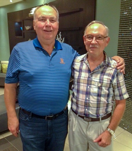 Ken Rossel and Bob Paxton in Montreal in Septembe, 2006
